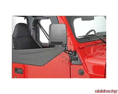 Quadratec Mirror Relocation Bracket Kit for Jeep Wrangler TJ 1997-2002 - 13025 1102